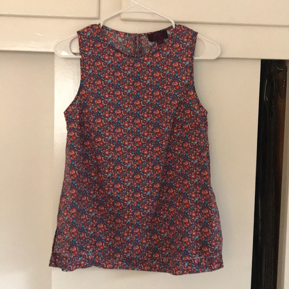 Liberty jcrew cotton top